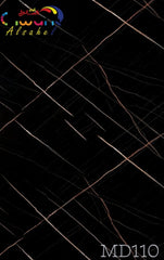 Marble-effect panel – black – code AL110