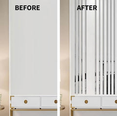 عود أكريلك فضي بديل الاستيل (لاصق ذاتي) 2×120سم