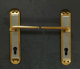 طقم أكرة تركي 708 سلندر ذهبي×فضي