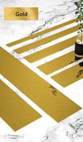 شرايح استيل ذهبي عرض 5سم