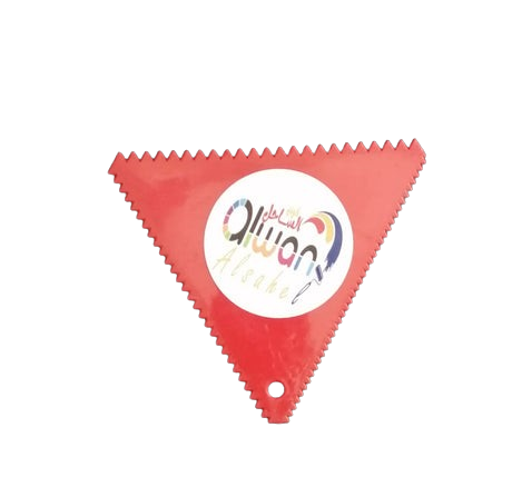 Triangular notched scraper