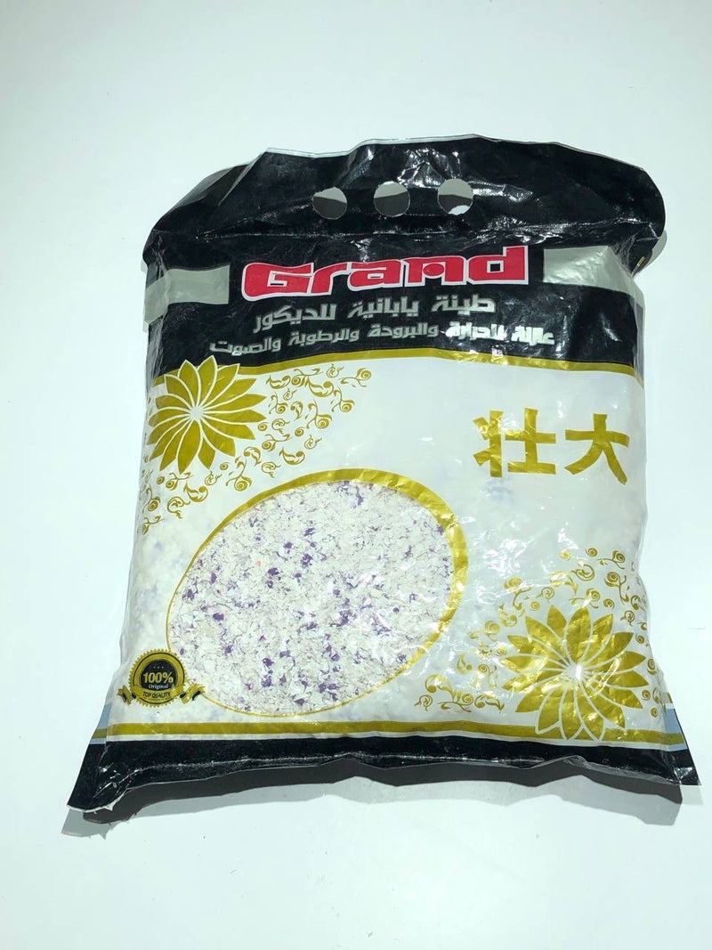 Japanese decorative plaster bag — wire-fiber texture