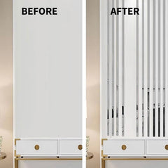 عود اكليريك فضي بديل الاستيل 3سم ( لاصق ذاتي )