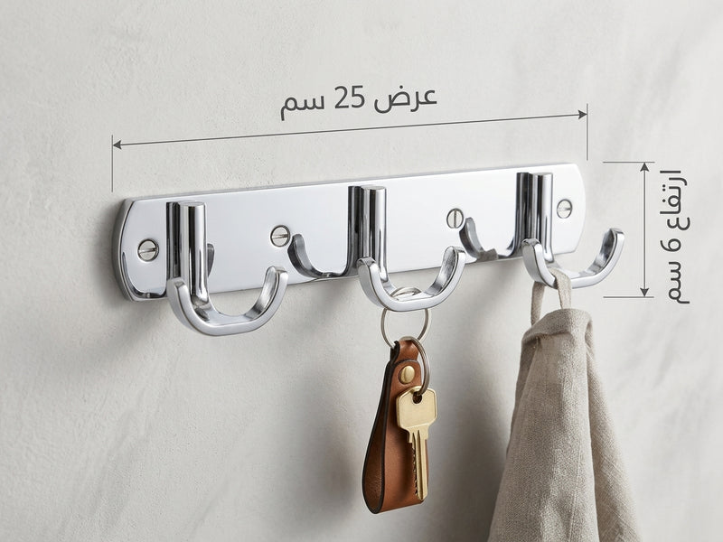 Stainless steel wall rack