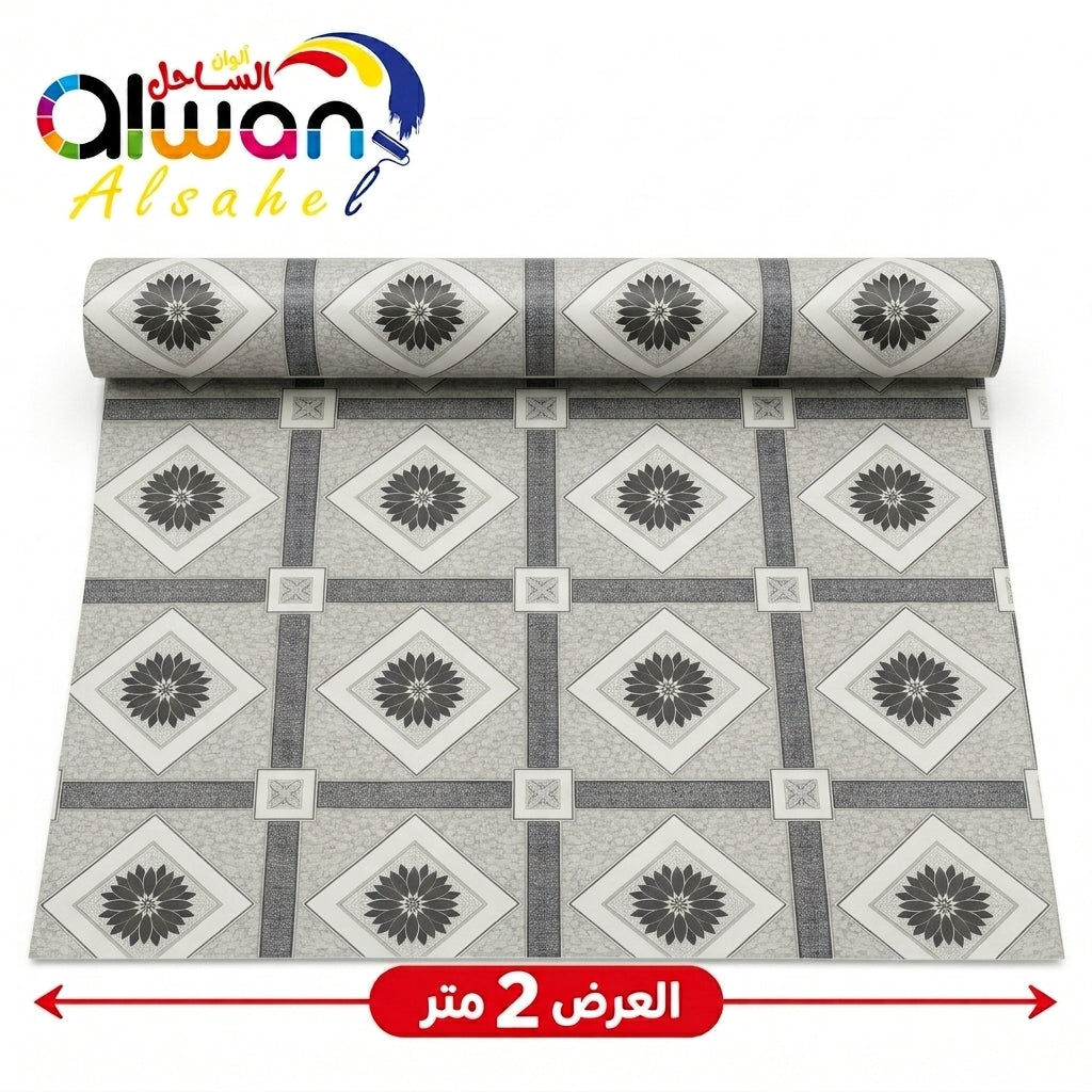 بديل الباركيه سيراميكي رصاصي