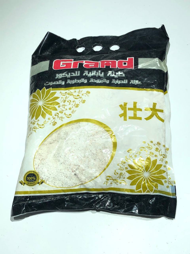 Japanese decorative plaster bag — wire-fiber texture