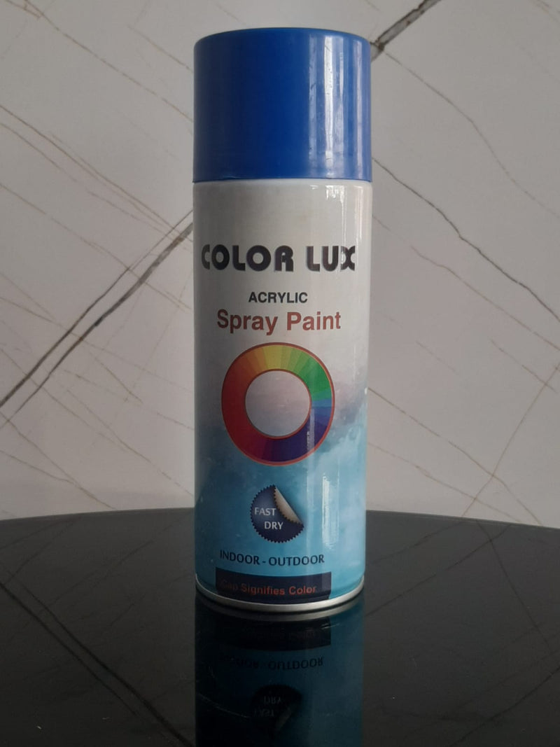 Spray paint — blue