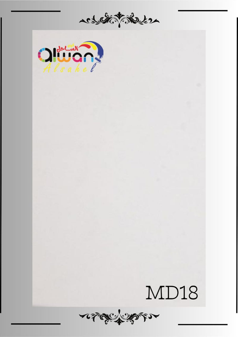 Marble-effect panel – white – code MD 18