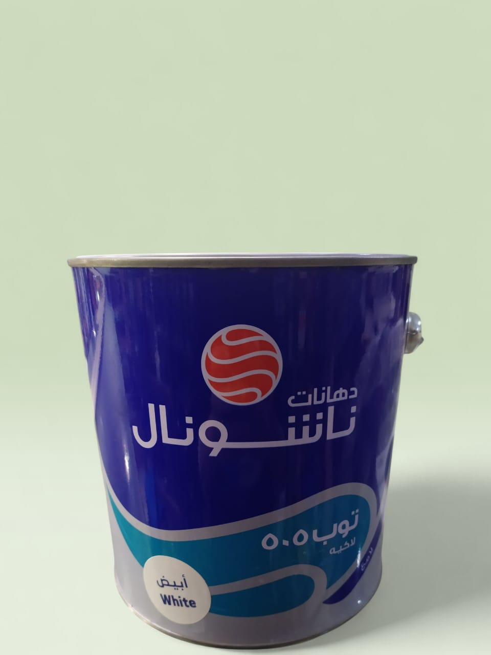 جالون لاكيه ناشونال توب لامع أبيض 505