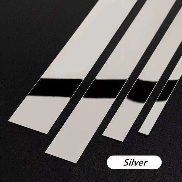 Steel strip — silver, width 2 cm