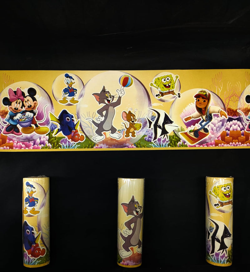 Glow-in-the-dark children's wallpaper border — 5 m