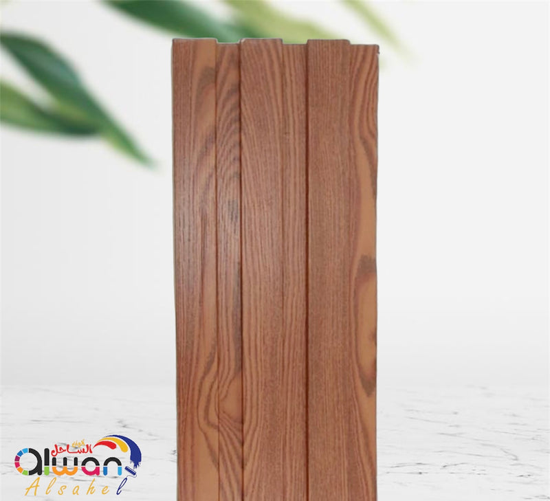 Wood-effect panel reddish 206