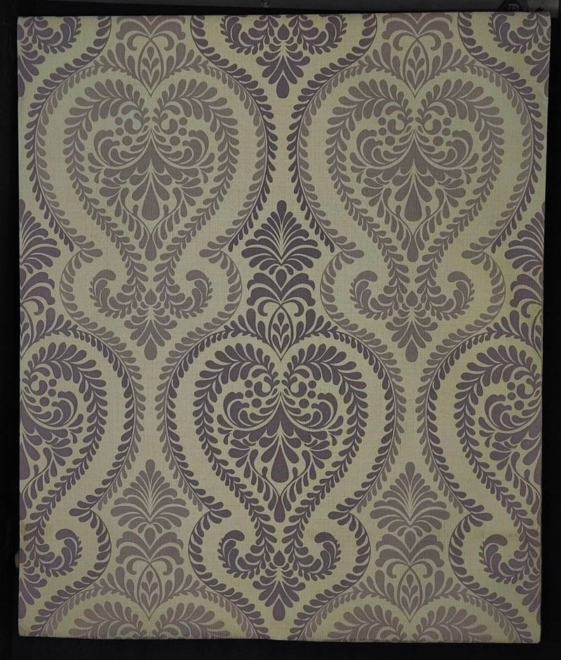 5 m wallpaper roll – beige and purple