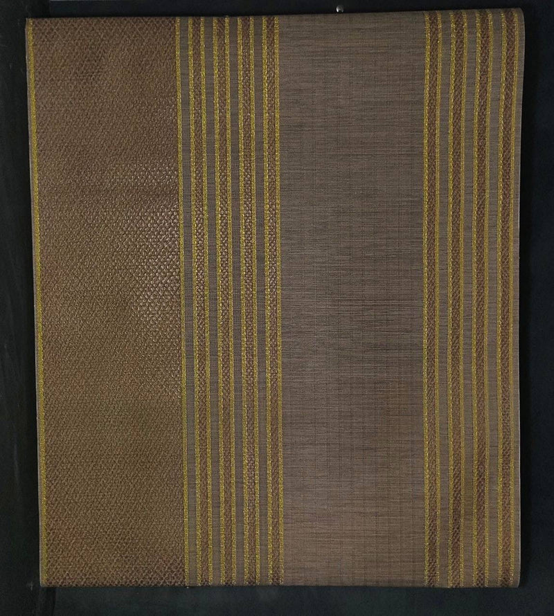 Wallpaper roll — 5 m – brown and gold